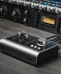 iD14 MKII USB-C Audio Interface With 2 Class-A Mic Preamps, High-Performance USB Conversion on studio desk