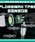 Detailed view of Dead Simple Setup With These Badass Gm Tpms Tire Pressure Sensors Working At 433 Mhz and internal components.