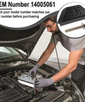 Man installing Heavy Duty Base Clamp Battery Hold Down Kit For Cars Trucks Suv Anti Vibration Stabilizer into car.