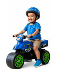 Kids Motorcycle Balance Bike For Tots Ride On Toy With Sounds Realistic Look Wide Wheelbase Rubber Coated Wheels Foot To Floor Riding Supports Up To 44 Lbs Blue For Ages 18 Months To 3 Years, child riding