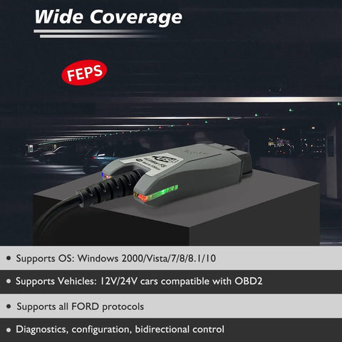 FORScan OBD2 Scanner OBDII USB Adapter Code Reader Diagnostic Tool With Auto Switch HS MS CAN for Ford Mazda Lincoln Mercury