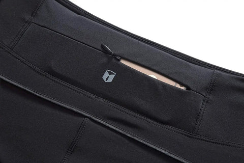 Detail of zip pocket on Ultra Lightweight Women's 3 Inch Running Shorts With Mesh Liner, Zip Pocket And Breathable WOD Volleyball Style.