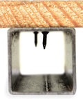 Black Round Head Decorative Nail Set For Dollhouses And Furniture, 25mm miniature wood screws in use with wood and metal.