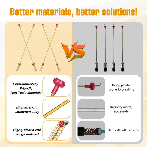 Comparison of Washer Suspension Rods Replacement Kit 27.6 Inch Compatible With WA54R7200AW US and inferior products.