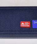 Fowler dial bore gauge case, blue plastic, 2–6 in range label