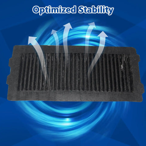 Premium G92DH-15010 Hybrid Battery Cooling Intake Air Filter Replacement showing high-efficiency mesh design for Toyota Tundra Hybrid.