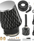 High Flow Air Filter Kit For Predator 212cc 196cc Mini Bike Go Kart 62mm Filter with adapters and tools for easy installation