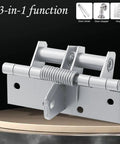 4 Pack 4 Inch Self Closing Spring Door Hinges For Interior Doors Heavy Duty Black Residential Door Hardware With Auto Close And Locking Function Durable Rust Resistant