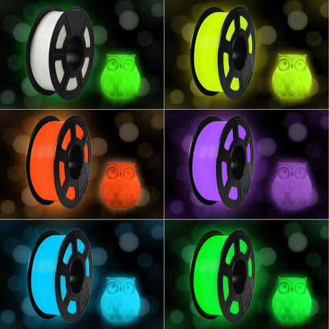 Sick Glow In The Dark PLA Filament For 3D Printing 1kg Spool Blue Hue Phosphorescent Blend That Glows Under UV Rays After Long Exposure Legit Drop For Creative Crafting And Sweet Night Displays
