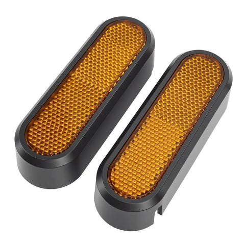 Rear Side Wheel Cover Reflector Replacement Kit For Electric Scooters Left And Right Pair Rugged ABS Construction