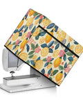 Lemon Sewing Machine Dust Cover With Side Pocket Universal Fit For Most Singer And Brother Machines, Easy To Replace And Clean