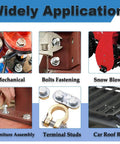 Applications of Beefed-Up 1/4x1-1/2 Inch Hex Bolts Kit With 20 Nuts, 20 Flat Washers, And 20 Spring Washers In 304 Stainless Steel
