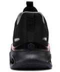 Back view of Work Ready Steel Toe Shoes For Men, Lightweight Safety Sneakers With EVA 3D High Rebound Sole, ASTM F2413, Size 11.