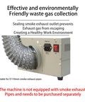 Smart Auto SMD Reflow Oven With Infrared IC Heater 110V 800W Soldering Station exhaust outlet for waste gas collection