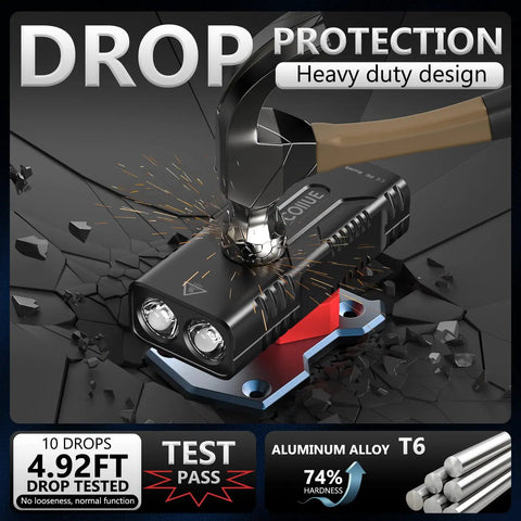 Heavy duty Ultra Bright Electric Skateboard Light With Long Lasting Battery Waterproof And Rechargeable All Aluminum T6 Design
