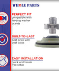 Washer Tub Seal And Bearing Kit W10219156 Upgraded For Whirlpool Washers Replacement Part Replaces AP4373103 Non OEM