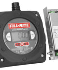 900CDP Digital Nutating Disc Fuel Transfer Meter With Pulse Output 1 Inch Inlet 6 to 40 GPM 23 to 151 LPM Reads Gas Diesel