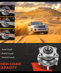 Front Wheel Bearing And Hub Assembly 5-Lug Direct Fit Compatible With Hyundai Sonata 2015-2019 and more shown in desert landscape