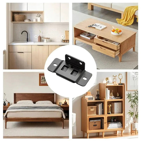 Heavy Duty Stainless Steel Corner Brackets For Wood Furniture L Shape Joint Braces Black Set Of 16 Built Tough for furniture