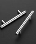 30 Pack 6 Inch Brushed Nickel Stainless Steel Cabinet Pulls for Kitchen Cupboards and Cabinets on a dark background.