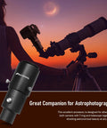 Beginner Friendly 1.25 Inch Telescope Camera Adapter Kit With Variable Projection Tube in use during sunset astrophotography