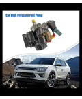 Rock Solid High Pressure Fuel Pump For Actyon And Rodius Plug And Play Direct Replacement Easy Install close-up view with connectors