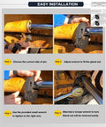Adjustable Gland Nut Wrench For Hydraulic Cylinders Handy Spanner Wrench For Farm And Construction Equipment Two Slot Claw Fits Gland Nuts From One To Three And Three Quarters Inch Pin Hole Sizes One Quarter And Seven Thirty Seconds in use