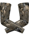 Kick The Heat With These Badass Steampunk Mechanical Gears Arm Sleeves in brown design showcasing UV blocking material.