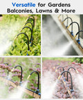 Automatic Drip Irrigation Kit With Five Sixteenth Inch Tubing Copper Atomizing Nozzles for garden and greenhouse