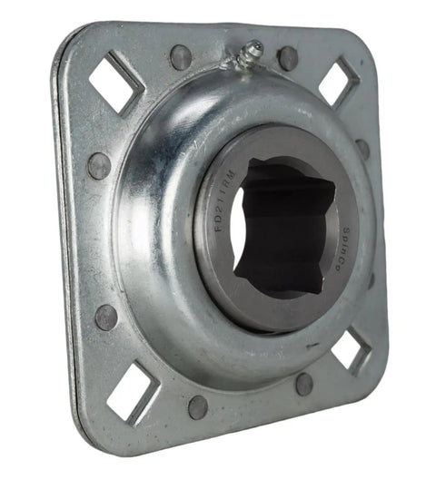 Heavy Duty Drivetrain Disc Harrow Flange Bearing Replacement Part For FD211RM Fits FD211 1-1/2SQ DHU1-1/2S-211 Bore 1-1/2 Inches