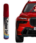 Red SUV being repaired with Touch Up Paint For Cars Red Scratch Repair Pen Quick And Easy Car Scratch Remover For Automotive Paint