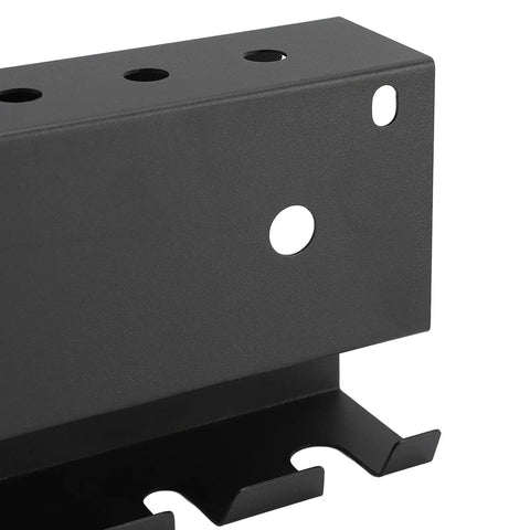 Wall Mount Pressure Washer Rack With One Quarter Inch Quick Connect, carbon steel bracket detail for garage or workshop