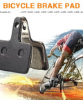 Bicycle brake pad for hydraulic disc systems, resin compound, pack of fifteen, designed for optimal stopping power and durability