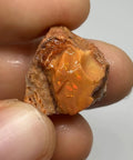 Raw Fiery Jalisco Mexican Fire Opal Stone For Jewelry Making Multicolor Natural Opal Rough Gem With Size 18mm By 16mm By 9mm