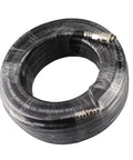 Beefy 15M Flexible Rubber Air Hose Kit Rated 900 PSI With 5PC Accessory Bundle For Tire Inflation coiled with metal fittings