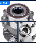 Details view of Rear Wheel Bearing And Hub Assembly Set Of 2 For Subaru Forester 2014 To 2018, Impreza 2012 To 2021