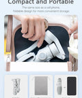 8.4 Inch Extendable Smartphone Gimbal With AI Tracking And Gesture Control folded in a bag