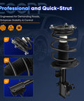 Front Strut Assembly Complete Shock Absorber Kit for Nissan Altima 2007 2008 2009 2010 2011 2012 2013 FWD Excludes Hybrid Set of 2