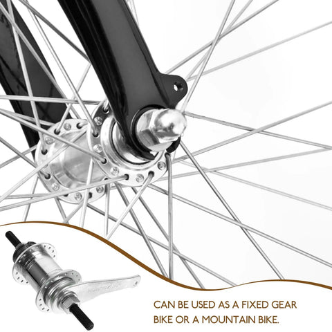 Rear Hub Replacement Assembly With Bearings For Bike Coaster Brake 36 Holes Steel MTB Rear Hub Part Upgrade Durable Ride Ready Bike Back Brake System For All Weather Use