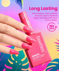 Neon Gel Nail Polish Set With 6 Bold Neon Colors Tropical Mood HEMA Free Soak Off UV LED Rainbow Bright Summer Manicure 15ML Each Hot Pink