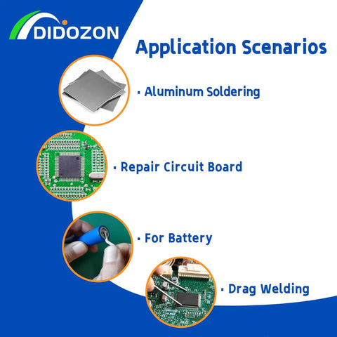 Different uses for No Clean Liquid Solder Flux Dropper For Electrical And Aluminum Soldering No Residue Formula With Precision Applicator
