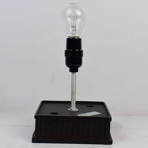 Base of Tiffany Style Dragonfly Stained Glass Lamp For Bedside Table Desk Or Piano, shown without the glass shade.