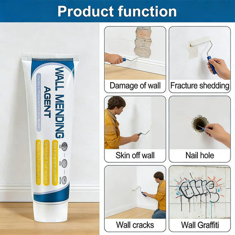 Fast Drywall Patch Repair Kit For Holes And Cracks, Nail Hole Filler And Spackle Paste, Easy DIY Wall Patch For Dents And Small Damage, Smooth Finish Wall Repair For Quick Home Fixes