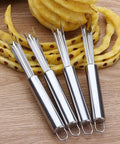 Pineapple Eye Remover And Core Cutter Tool V Shaped Stainless Steel Kitchen Gadget For No Fuss Quick Fruit Prep