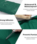 Ultramarine Green Bubble Mailers Set 6x10 Inch 25 Pack Self Sealing Padded Mailing Envelopes benefits: waterproof, adhesion, puncture-resistant