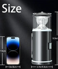 2-In-1 Camping Lantern And 15 Piece Tool Kit For Outdoors And Survival Gear, Portable Emergency Set, size comparison with phone
