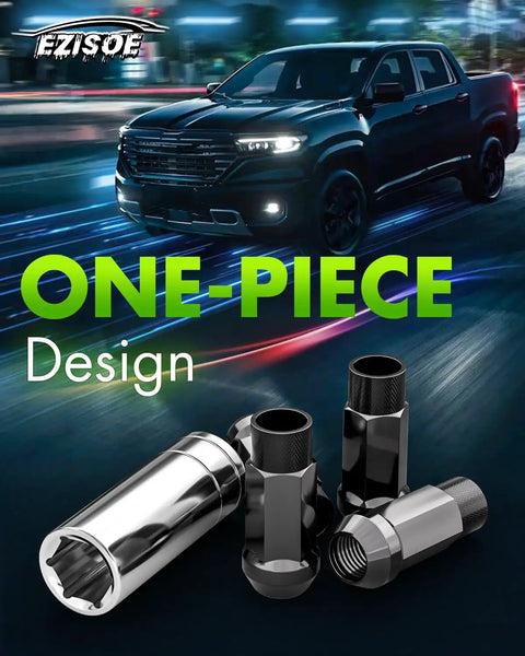 Product image of Beefy 20 Pack M12x1.5 Open End Lug Nuts for 5 lug wheels with a 60-degree conical design.