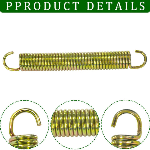 Extension Spring With Hook Ends For Lawn Tractors That Fits 732-04746 And Other Heavy Duty Models From MTD Troy-Bilt Cub Cadet Craftsman Bolens Remington Ryobi Yardman Yard Machine And Mower Brake Return System