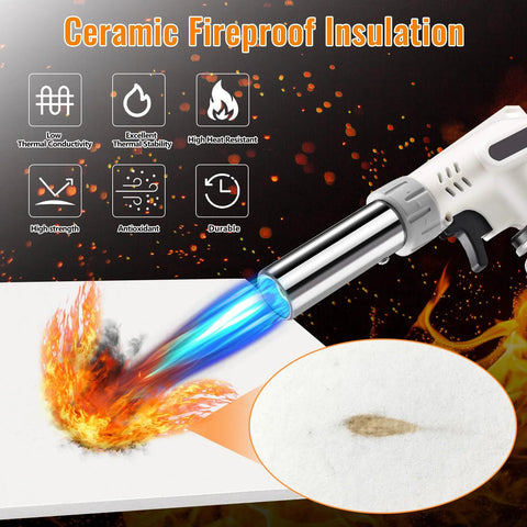 Front view of four 7x10x1/4 in ceramic fiber gasket insulation sheets for stoves and kilns