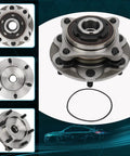 Front Wheel Hub Bearing Assembly For Toyota 4Runner FJ Cruiser And Tacoma 2003 Through 2019 Six Lug Without ABS One Piece Replacement Direct Fit OEM Style Durable Service.